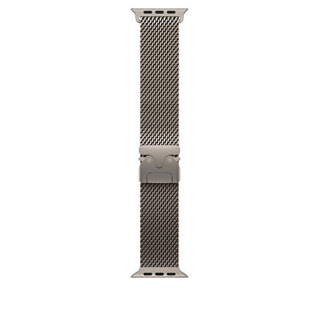 Apple Watch Ultra / Ultra2 49mm Manyetik Klipsli Titanyum Hasır Kordon Hafifliğin ve Gücün Dansı !
