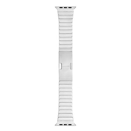 Apple Watch 10 46mm Metal Kordon Ayarlanabilir Otomatik Klipsli, Sağlam ve Aşınmaya Dayanıklı SİYAH