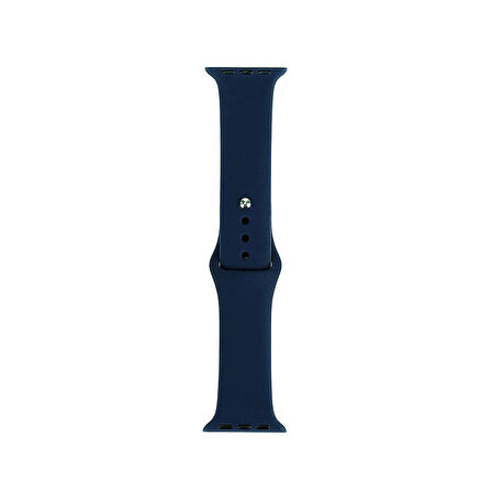 Apple Watch - se/2/3/4/5/6/7/8/9 Serisi 38mm 40mm 41mm Uyumlu Esnek Silikon Kayış Kordon