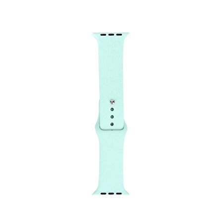 Apple Watch - se/2/3/4/5/6/7/8/9 Serisi 38mm 40mm 41mm Uyumlu Esnek Silikon Kayış Kordon