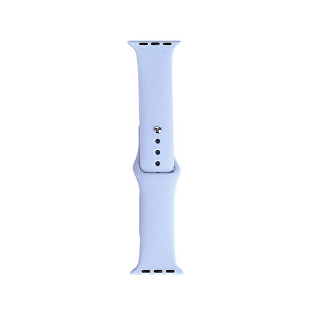 Apple Watch - se/2/3/4/5/6/7/8/9 Serisi 38mm 40mm 41mm Uyumlu Esnek Silikon Kayış Kordon