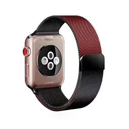 Apple Watch 2/3/4/5/6/7/8/9/se/ultra/ultra 2 Seri 42mm 44mm 45mm 49mm - Renk Geçişli Manyetik Kordon