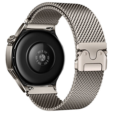 Huawei Watch GT 2 / GT 2 Pro / GT 3 / GT 4 / GT 5 / GT 5 Pro 46mm Uyumlu 22mm Metal Hasır Kordon