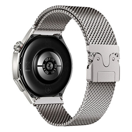 Huawei Watch GT 2 / GT 2 Pro / GT 3 / GT 4 / GT 5 / GT 5 Pro 46mm Uyumlu 22mm Metal Hasır Kordon
