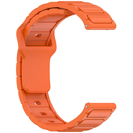 Huawei Honor Magic 2 46mm Uyumlu 22mm Esnek Dayanıklı Hafif Silikon Kordon Strap Kayış