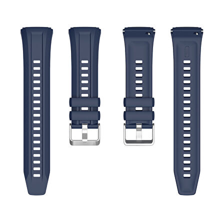 Huawei Watch GT 2 / GT 2 Pro / GT 3 / GT 4 / GT 5 / GT 5 Pro 46mm Uyumlu 22mm Silikon Kordon Kayış