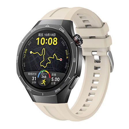 Huawei Watch GT 2 / GT 2 Pro / GT 3 / GT 4 / GT 5 / GT 5 Pro 46mm Uyumlu 22mm Silikon Kordon Kayış