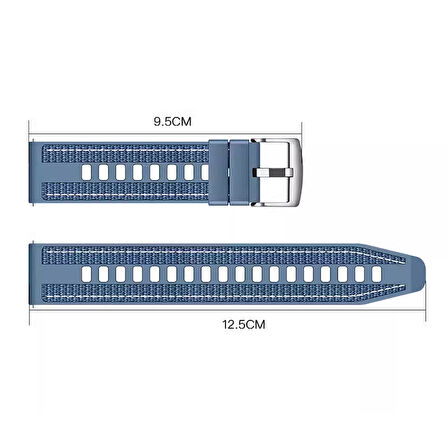 Huawei Watch GT 2 / GT 2 Pro / GT 3 / GT 4 / GT 5 / GT 5 Pro 46mm İçin Hafif Konforlu Silikon Kordon