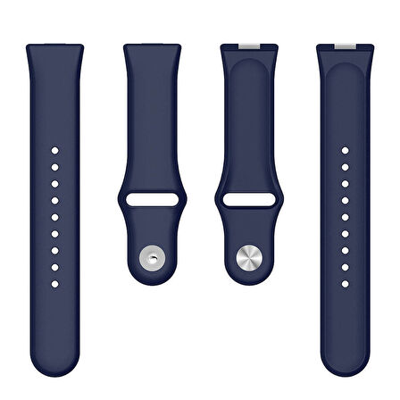 Huawei Watch Fit 4 Pro / Fit 4 / Fit 3 Uyumlu Suya Karşı Dayanıklı 8 kademeli Delikli Silikon Kordon