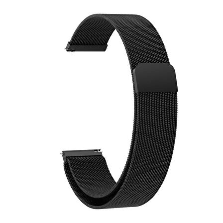 Huawei Watch GT 5 41mm / GT 4 41 mm / GT 5 Pro 42 mm Uyumlu Manyetik, Örgü İşlemeli Metal Kordon