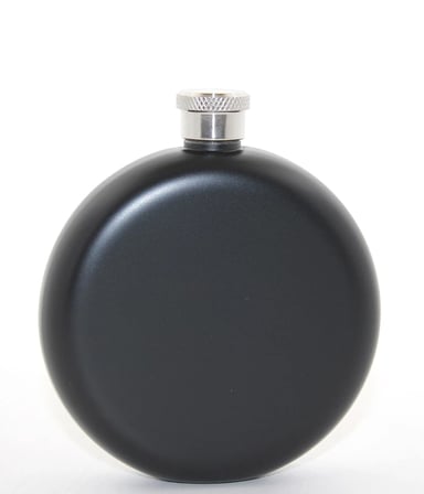 Paslanmaz Çelik Yuvarlak 5 Oz Tekli Matara Alk2678