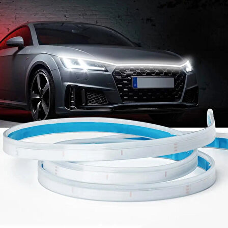 Audi S8 Kaput Ledi, Gündüz Ledi, Silikon 150cm Beyaz