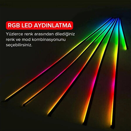 Togg T10X Uyumlu 64 Renk 210 Mod Animasyonlu Araç İçi Ambiyans Led Aydınlatma