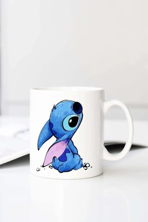 Disney 1 Baskılı 330 ml Porselen Kupa Bardak (123463-4)