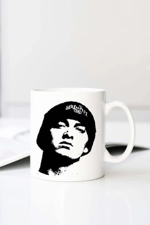 Eminem Sil Et Baskılı 330 ml Porselen Kupa Bardak (123473-3)