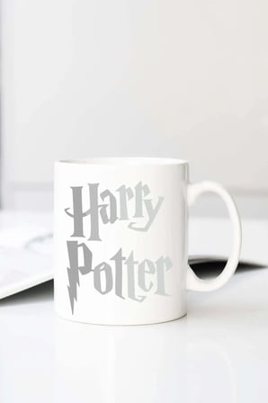 Elvino Harry Potter Yazili Tsh Baskılı 330 ml Porselen Kupa Bardak (123495-3)