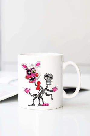 Fnaf Mangle Pn Baskılı 330 ml Porselen Kupa Bardak (123700-1)