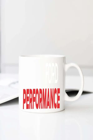 Ford Baskılı 330 ml Porselen Kupa Bardak (123703-1)