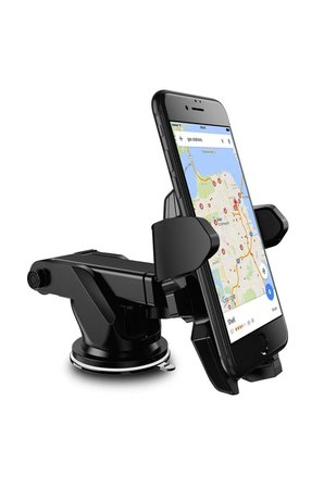 Hareket Ettirilebilen Boyu Ayarlanabilir Vantuzlu Araç İçi Telefon Tutacağı