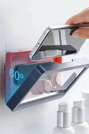 Duş Banyo Telefon Kılıfı Duvara Sabitlenir Su Geçirmez Kapaklı Dokunmatik Telefon Kılıfı