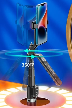 Uzanabilir Selfie Çubuğu Tripod Uzaktan Kumandalı Tripod Selfie Çubuğu Olarak Kullanılabilir Tripod