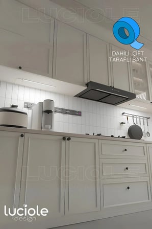 50cm Tak Çalıştır LED Mutfak Tezgah Aydınlatma - Beyaz - Adaptörlü, Yerli Üretim