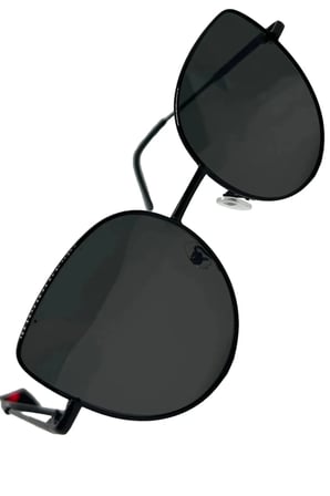 Erkek Ve Kadınlar İçin Polarize Siyah Cam Oval Unisex Güneş Gözlüğü Dma 20