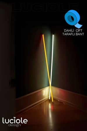 Rgb Led Strip Tube Light Abajur Uzaktan Kumandalı Işık Lamba Ampül aydınlatma Renkli ATUBE1