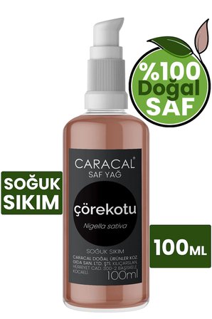 Caracal Çörek Otu Yağı Soğuk Sıkım 100ml  Çörekotu Yağı Nigella Sativa 