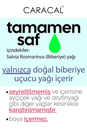 Caracal Saf Biberiye Yağı 5ml Doğal Biberiye Uçucu Yağı