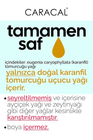 Caracal  Karanfil Yağı 10ml  Karanfil Uçucu Yağı