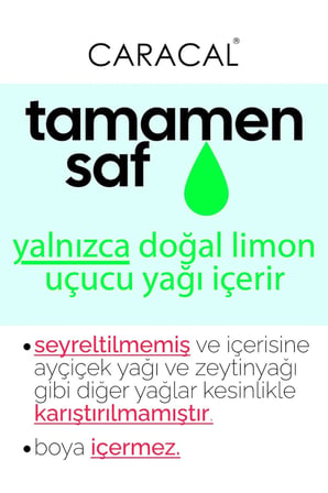 Caracal  Limon Kabuğu Yağı Limon Uçucu Yağı Limon Yağı  30ml 