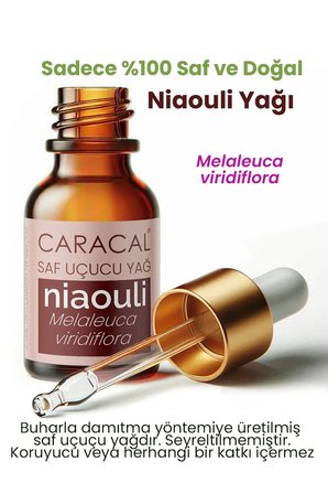 Caracal Doğal Nioli Yağı 10ml Saf Niaouli Yağı