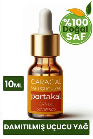 Caracal Saf Portakal Yağı Portakal Kabuğu Uçucu Yağı Portakal Uçucu Yağı Doğal 10 ml