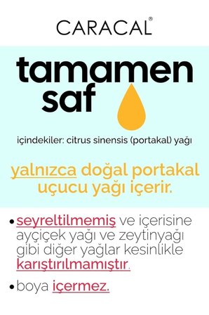 Caracal  Portakal Yağı Portakal Kabuğu Uçucu Yağı Portakal Yağı 5 ml