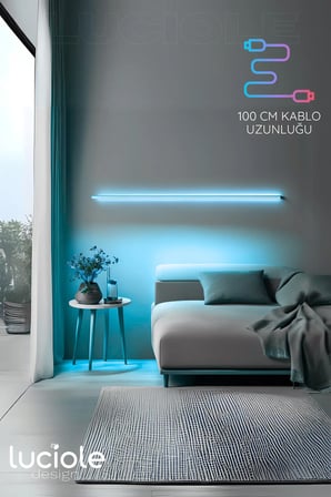 Rgb Tak Çalıştır Kumandalı Led Strip Tube lambader elite
