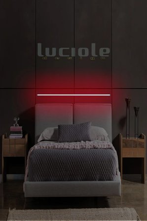 Uzaktan Kumandalı LED lambader - Yatak üstü, tv yanı ,oturma odası - rgb çok renkli