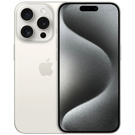 APPLE IPHONE 15 PRO 128GB BEYAZ TİTANYUM MÜKEMMEL