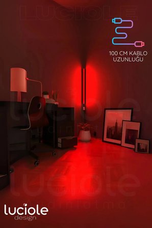 PartyLight RGB LED Işık – Sesle Senkron Renkli Kumandalı Gece Lambası / lambader