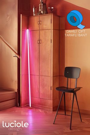 Rgb Led Strip Tube Light Lambader Uzaktan Kumandalı Işık Lamba Ampül aydınlatma Renkli animasyonlu6