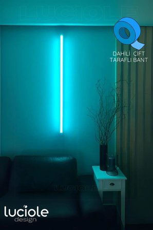 Rgb Led Strip Tube Light Lambader Uzaktan Kumandalı Işık Lamba Ampül aydınlatma Renkli animasyonlu8