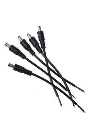 10 Adet Dc Adaptör Erkek Uç 5.5x2.1mm Kablolu 10 Ad. Jack-01