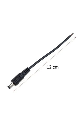 10 Adet Dc Adaptör Erkek Uç 5.5x2.1mm Kablolu 10 Ad. Jack-01
