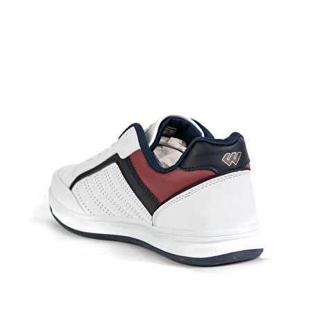 WİCKERS 1777 Beyaz_Lacivert_Bordo Numara 41 Erkek Sneaker Günlük Spor Ayakkabı