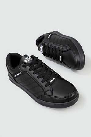 WİCKERS 1777 Siyah_Füme Numara 41 Erkek Sneaker Günlük Spor Ayakkabı