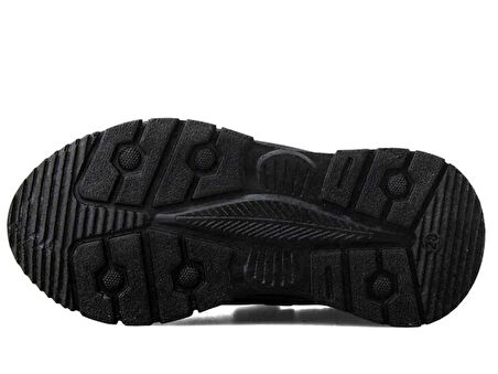 MARANTA 576 Patik Ünisex Çocuk Sneaker Ayakkabı SİYAH_KIRMIZI