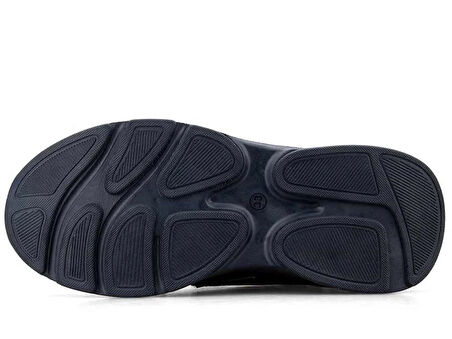 SPİDO 08 Patik Cırtlı Ünisex Çocuk Sneaker Ayakkabı LACİVERT_GÜMÜŞ