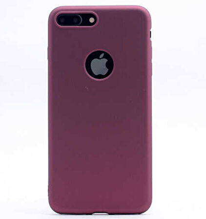 Apple iPhone 8 Plus Uyumlu Kılıf Soft Flexible Matte Silicone, Ultra Esnek Ultra ince Ultra Koruyucu Pürüzsüz Mat Silikon