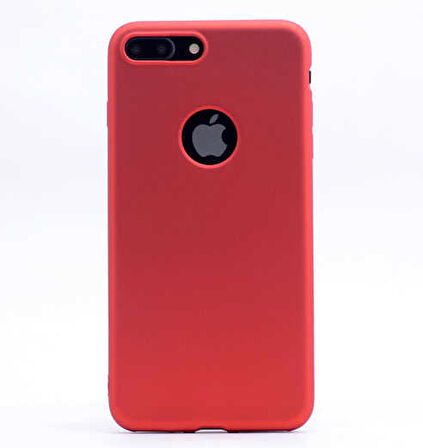 Apple iPhone 8 Plus Uyumlu Kılıf Soft Flexible Matte Silicone, Ultra Esnek Ultra ince Ultra Koruyucu Pürüzsüz Mat Silikon