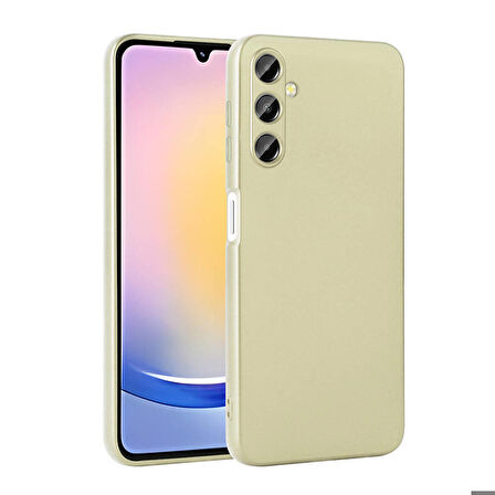 Samsung Galaxy A25 Uyumlu Kılıf Soft Flexible Matte Silicone, Ultra Esnek Ultra ince Ultra Koruyucu Pürüzsüz Mat Silikon